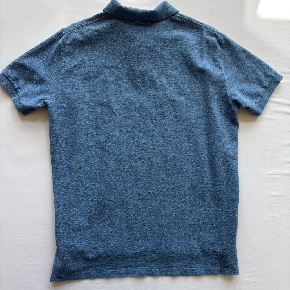 Ralph Lauren Polo Shirt Mens L Blue Classic Fit Pony Logo Cotton Short Sleeve - Picture 3 of 10